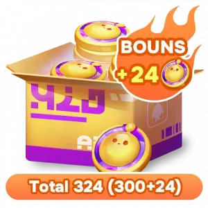 300 + 24 Eggy Coins 🟡