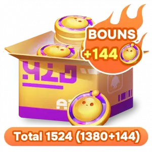 1380 + 144 Eggy Coins 🟡