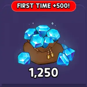 1250 кристаллов 💎