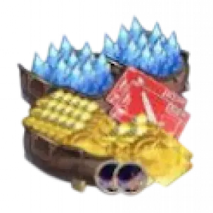 Набор купонов лотереи "Легендарный костюм: Монарх драконов-разрушителей небес" II