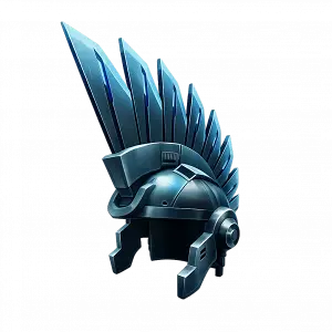 Blue Steel Mohawk Helmet