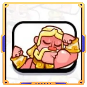 Эмодзи "Золотой варвар"