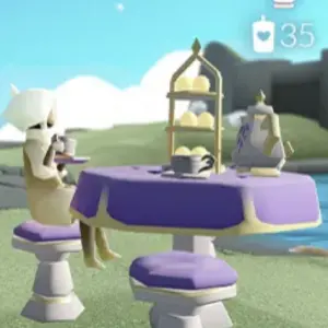 Фиолетовый чайный сервиз 🫖