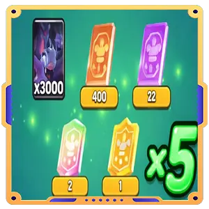 Арена 29 "Летучие мыши х3000 + Карты x400 / x20 / x2 / x1" (x5)