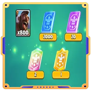 Акция Royale " Всадника на кабане х3000 + Карты x2000 / x20 / x2 / x1"