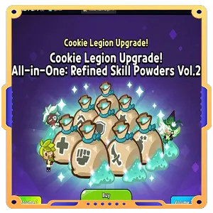 Cookie Legion Upgrade: All-in-One Refined Skill Powders Vol.2