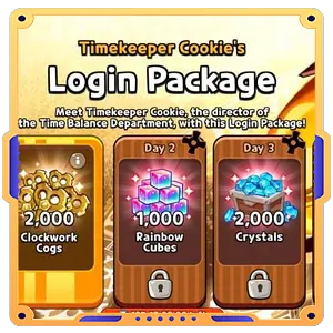 Timekeeper Cookie’s Login Package