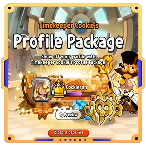 Timekeeper Cookie’s Profile Package
