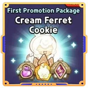 Cream Ferret Cookie (First Promotion Package)