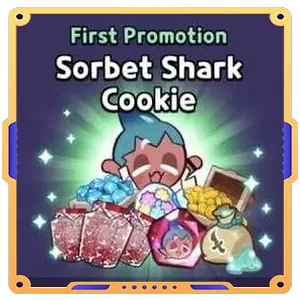 Sorbet Shark Cookie (First Promotion)