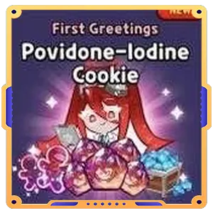 Povidone-Iodine Cookie (First Greetings)