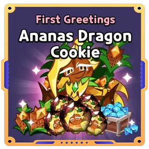 Ananas Dragon Cookie [First Greetings]