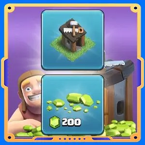 Набор строителя 200 гемов [2 строителя на аккаунте] 👷🏼‍♂️