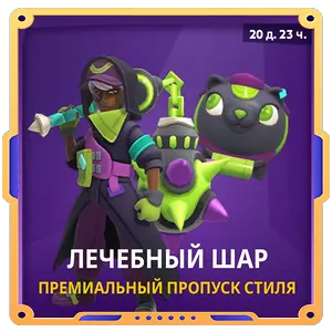 Лечебный шар премиальный пропуск стиля