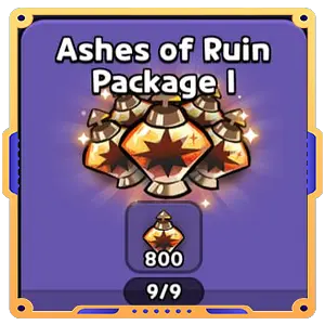 Ashes of Ruin Package I Rajapendra Cookie is here