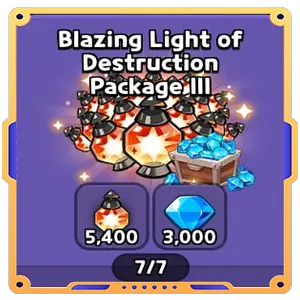 Blazing Light of Destruction Package III