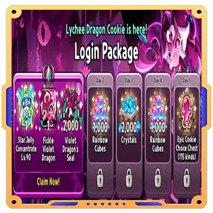 Login Package [Lychee Dragon Cookie is here!]
