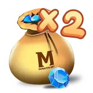 250 + 250 алмазов (при наличии X2) 💰