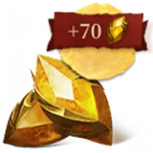 70 + 4 кристаллов дракона ♦️