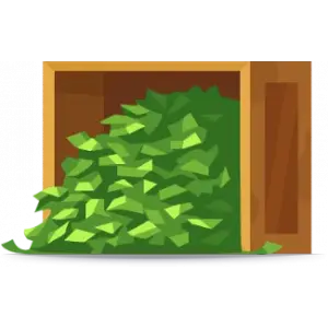 Ящик баксов (9000+1000) 📦