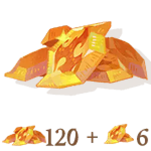 120 + 6 кристаллов дракона 🔸