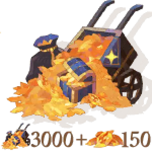 3000 + 150 кристаллов дракона 🔸