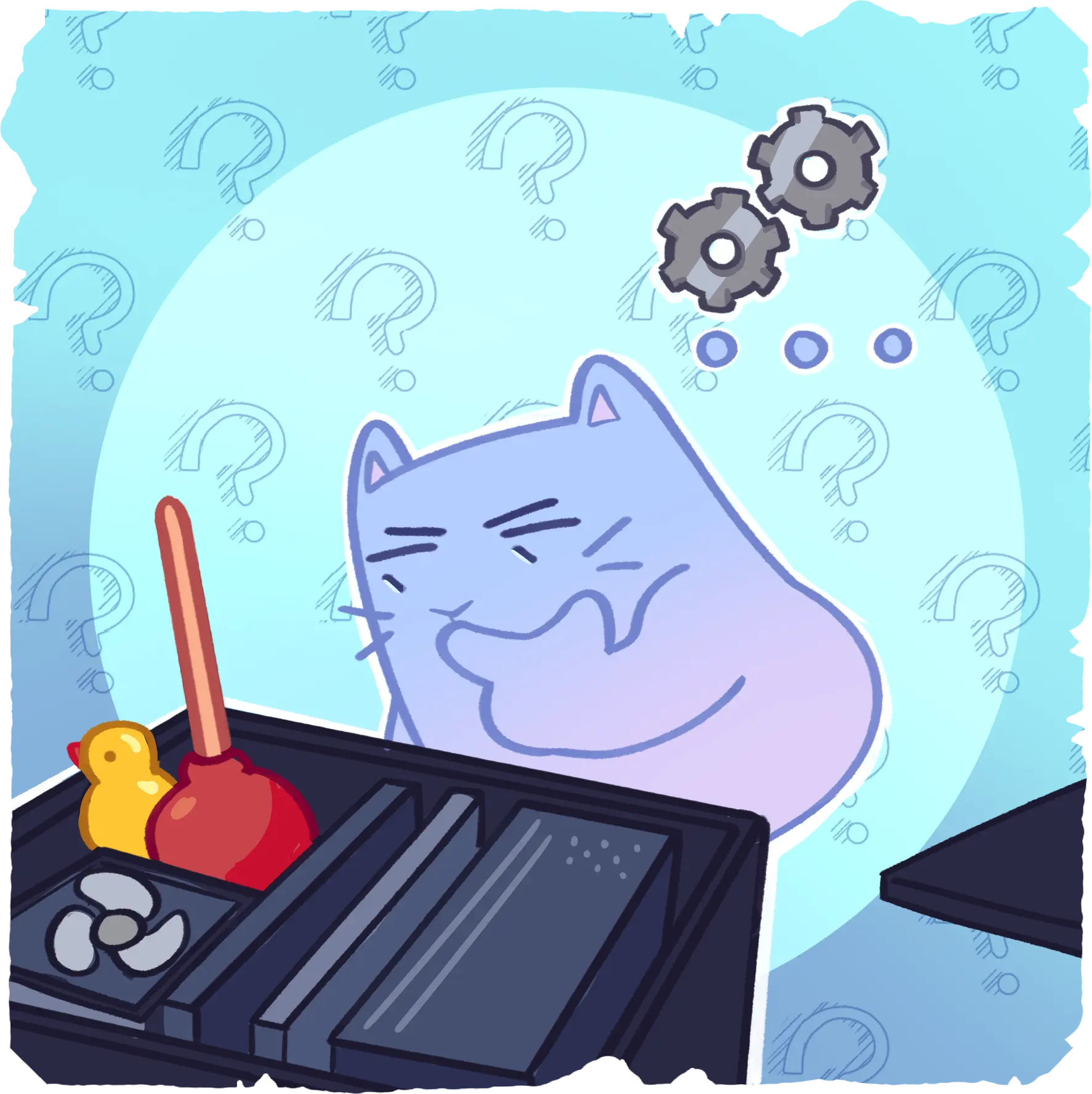 Стикер котик Donatov.net